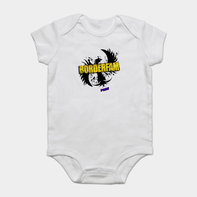 Borderfam Baby Bodysuit by drcane